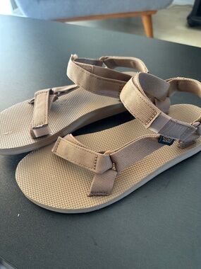 Teva Strappy Open-Toe Sandals in Taupe